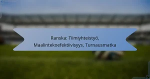 Ranska: Tiimiyhteistyö, Maalintekoefektiivisyys, Turnausmatka
